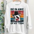 Autistic Raccoon Youth Crewneck Sweatshirt - Vintage Autism Pride