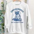 Cowboy Raccoon Meme Youth Crewneck - Fun & Quirky Statement Sweatshirt