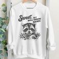 Funny Raccoon Youth Sweatshirt - Sweet But Sarcastic Theme