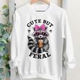 Raccoon Crewneck Sweatshirt - Cute & Colorful - Youth Size