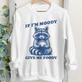 Raccoon Trash Panda Youth Sweatshirt - Moody & Funny Meme