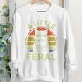 Retro Raccoon Graphic Tee for Kids Teens Adults | Modern Crewneck