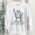 Stay Trashy Raccoon Halloween Youth Sweatshirt | Fun & Unique