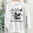 Trendy Raccoon Youth Crewneck Sweatshirt - Grey Cotton Blend, Fun Design