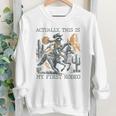 Western Raccoon Crewneck Sweatshirt - Unisex Country Style