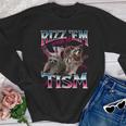 Autism Raccoon Youth Sweatshirt - Fun Meme Style for Kids