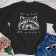 Cute Baby Raccoon Youth Crewneck Sweatshirt - Fun Animal Design