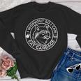 Gym Raccoon Youth Sweatshirt | Fun Fitness Theme For Kids