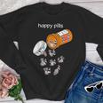 Happy Raccoon Youth Crewneck Sweatshirt - Fun Gift for Animal Lovers