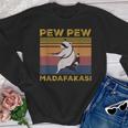 Pew Pew Madafakas Raccoon Lover Vintage Retro Youth Crewneck Sweatshirt