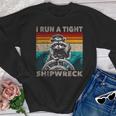 Raccoon Captain Crewneck Sweatshirt - Vintage Youth Pirate Theme