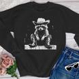 Raccoon Cowboy Western Youth Crewneck Sweatshirt - Fun for Kids & Adults