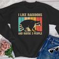 Raccoon For Men Women Raccoon Lover Introvert Youth Crewneck Sweatshirt