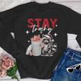 Raccoon For Men Women Raccoon Lover Introvert Youth Crewneck Sweatshirt
