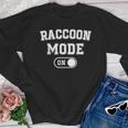 Raccoon Mode On Youth Sweatshirt - Fun Animal Lover Costume