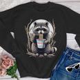 Raccoon Noodle Cup Sweatshirt - Unisex Crewneck, Cozy Casual Wear