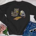Raccoon & Opossum Eating Pizza Sweatshirt | Unisex Fun Design