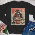 Raccoon Ramen Anime Sweatshirt - Youth Crewneck for Cozy Style
