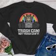 Raccoon Trash Can Not Cant Street Cat Men Women Kids Youth Crewneck Sweatshirt