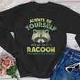Raccoon Youth Crewneck Sweatshirt - Fun & Playful Wildlife Theme