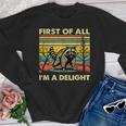 Retro Angry Raccoon Youth Sweatshirt | Delightful Animal Design
