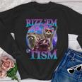 Retro Raccoon Meme Kids Sweatshirt | Youth Crewneck | Funny & Unique
