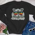 Retro Raccoon Youth Sweatshirt - Cool Sunglasses Design for Animal Lovers