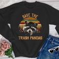 Save The Trash Pandas Raccoon Youth Sweatshirt | Animal Crewneck