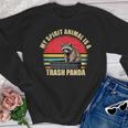 My Spirit Animal Is A Trash Panda Raccoon Enthusiasts Youth Crewneck Sweatshirt