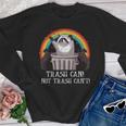 Trash Panda Raccoon Youth Crewneck Sweatshirt - Fun Animal Design