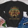Trash Panda Racoon Kids Cartoon Crewneck Sweatshirt | Unisex Youth Apparel