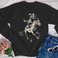 Vintage Cowboy Raccoon Crewneck Sweatshirt - Retro 90s Western Style