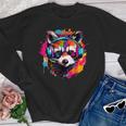 Vintage Raccoon Headphones Sweatshirt - Retro Style for Kids & Adults