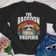 Vintage Retro Raccoon Lover Youth Crewneck Sweatshirt