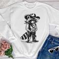 Raccoon Western Crewneck Sweatshirt - Country Style for All Ages