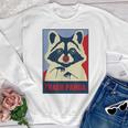 Trash Panda Raccoon Lover Poster Animal Youth Crewneck Sweatshirt