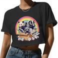 Adopt Street Cat & Wildlife | Vintage Women's Crop Top
