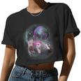Ferret Crop Top - Women's Moon Magic Design | Casual & Fun Style