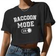 Raccoon Crop Top for Women | Trash Panda Animal Lover Outfit