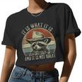 Raccoon Crop Top - Sassy 'Trash Panda' Women's Tee for Casual Days