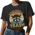 Raccoon Lovers Vintage Crop Top for Women | Everything Is Trash