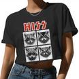 Raccoon Rock Band Crop Top – Unisex Music Concert Style