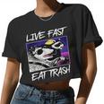 Street Cats Raccoon & Opossum Women's Crop Top | Urban Vibe