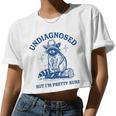 Cowboy Raccoon Meme Crop Top for Women - Fun & Quirky Style