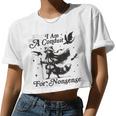 Raccoon Design Grey Crop Top - Women's Fun Fashion Tee