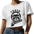 Trash Panda Raccoon Crop Top | Funny Meme for Women