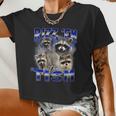 Autistic Raccoon Rizz Women's Crop Top - Meme Inspired Style