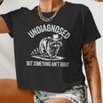 Cowboy Raccoon Women's Crop Top - Quirky Attitude, Casual Fun