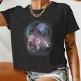Ferret Crop Top - Women's Moon Magic Design | Casual & Fun Style