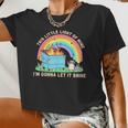 Groovy Raccoon Women’s Crop Top - Dumpster Fire Theme